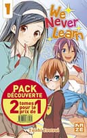 Couverture — We never learn (Pack découverte)