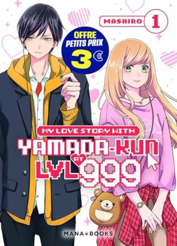 Couverture de My Love Story With Yamada-kun at LVL 999 (Prix découverte)