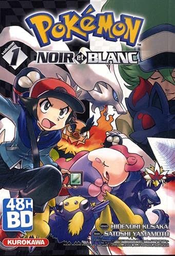 Couverture de Pokémon Noir et Blanc (Edition 48h BD)
