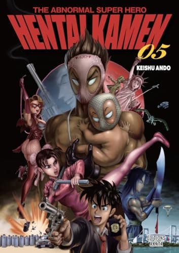 Couverture de The abnormal super hero Hentai Kamen